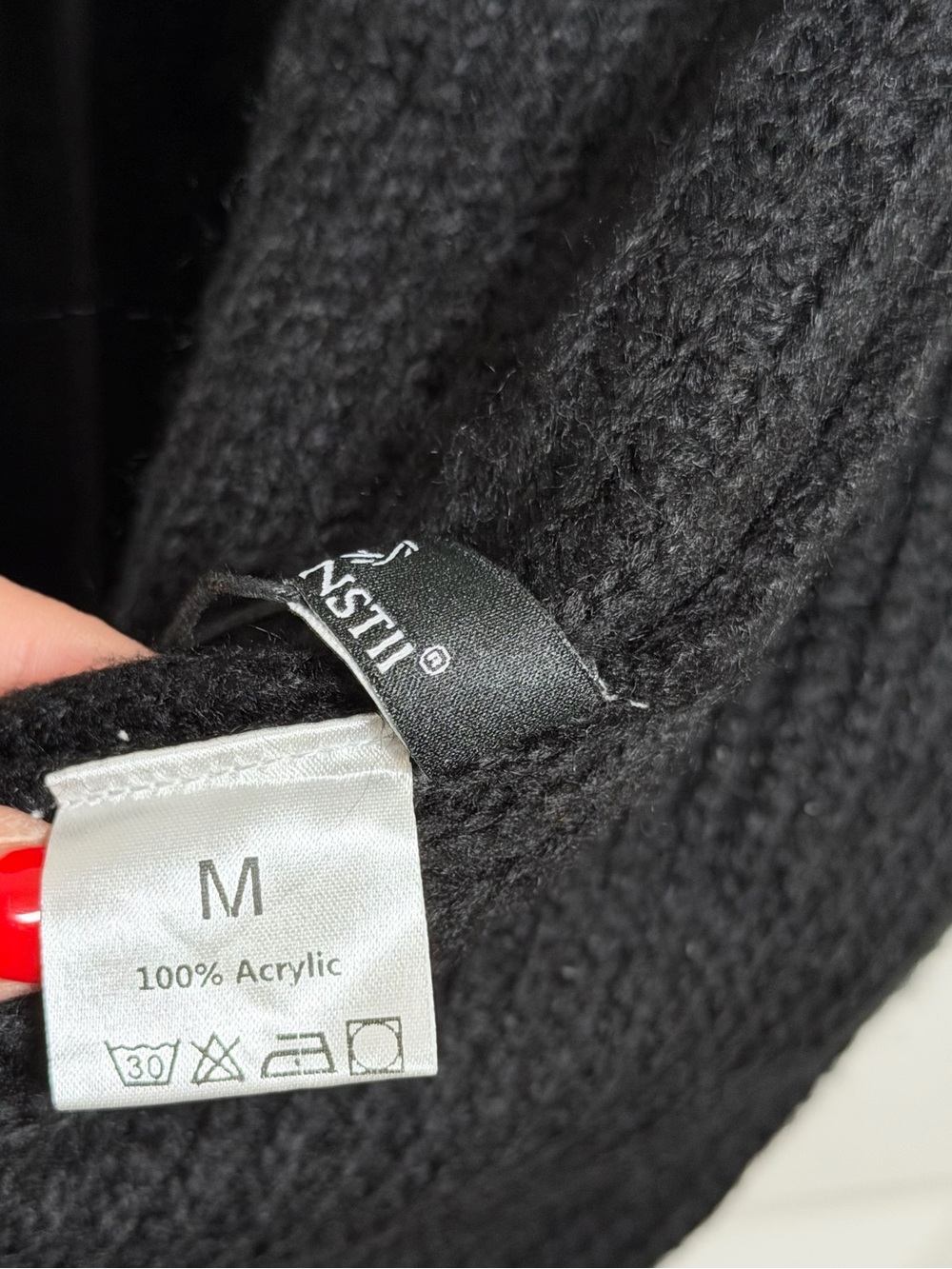 Romanstii Black Maxi Longline Cardigan Sweater Open Front Pockets M - Picture 5 of 6